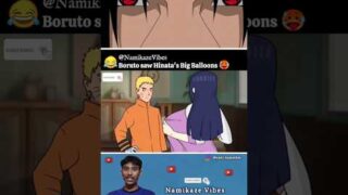 Boruto saw Hinata's Balloons 🥵 #naruto #namikazevibes #shorts