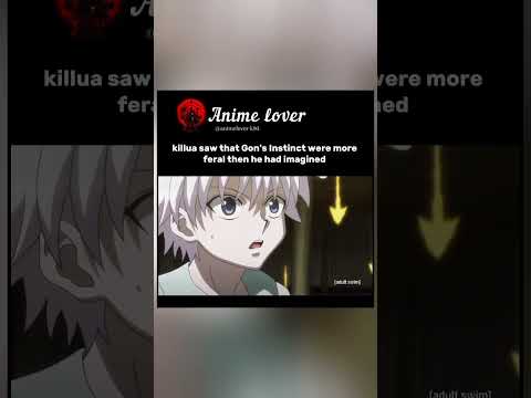 killua saw that Gon's Instinct were more feral then he had imagined  ||  #anime #hunterxhunter
