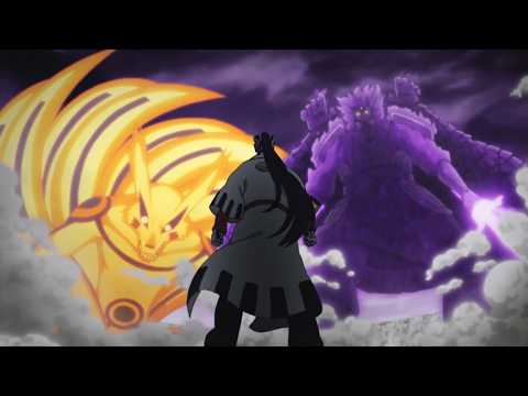Legendary Fight Between Naruto and Sasuke Against Jigen