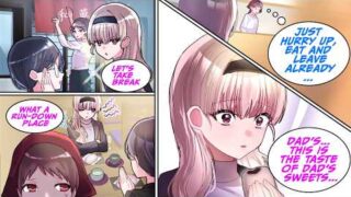 [Manga dub] A popular model who looks down on my shop takes one bite and cries… [RomCom]