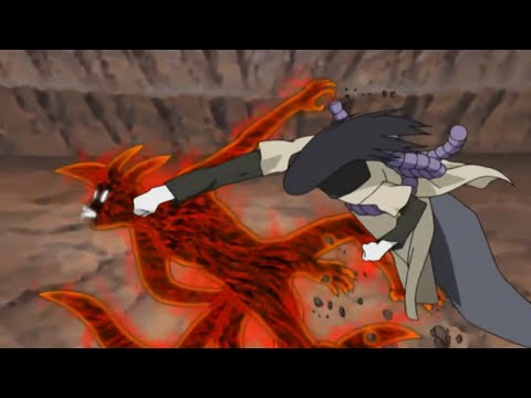 Naruto Completely Lost Control and Unleashed Four Tails Against Orochimaru