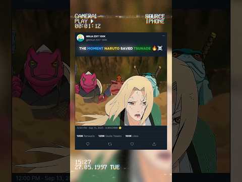 THE MOMENT NARUTO SAVED TSUNADE 🔥☠️ #narutoshippuden #naruto #pain #tsunade #viral #shorts
